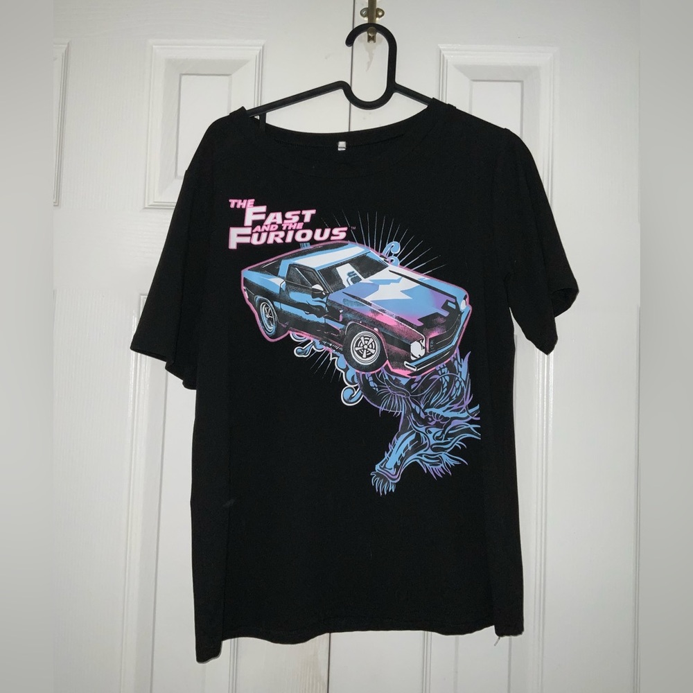 Oversized fast and furious shirt